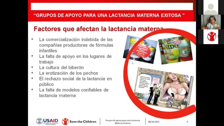 Fomentando la lactancia materna a trav&eacute;s de grupos de apoyo