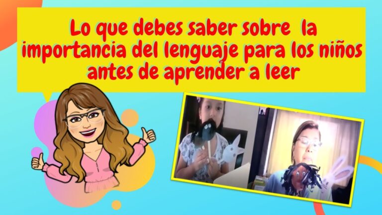 Importancia del desarrollo del lenguaje infantil en la escritura