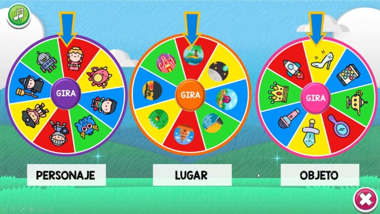 Juegos infantiles en cuentacuentos interactivos