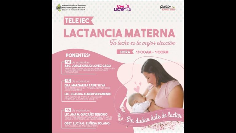 Beneficios de la lactancia materna en grupos de apoyo