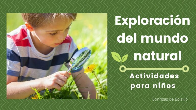 Explorando la naturaleza con juegos infantiles