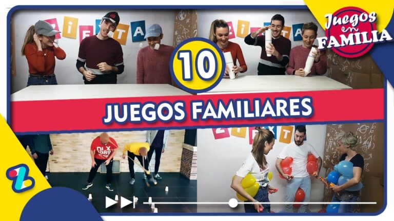 Actividades y juegos infantiles en familia